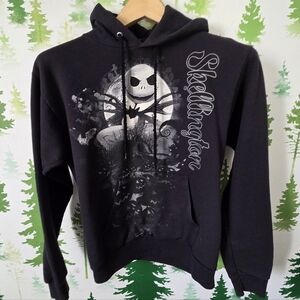 Disney Parks Black Jack Skellington Hoodie